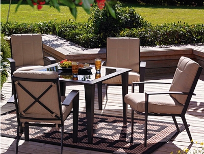 outdoor tables at walmart on Walmart Home Trends Urban Haven 5 Piece Dining Set