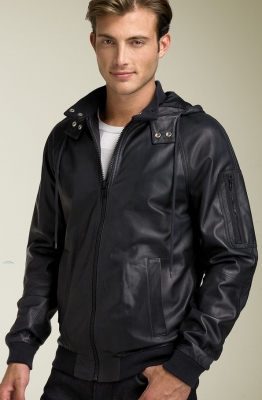 marc jacobs leather coat