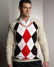 burberry golf sweater