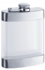 Visol "Lucent" See-Thru Plexi-Glass 6oz Hip Flask