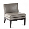 West Elm Leather Slipper Chair