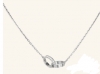 Cartier Love Necklace 18-Carat White Gold, Diamonds